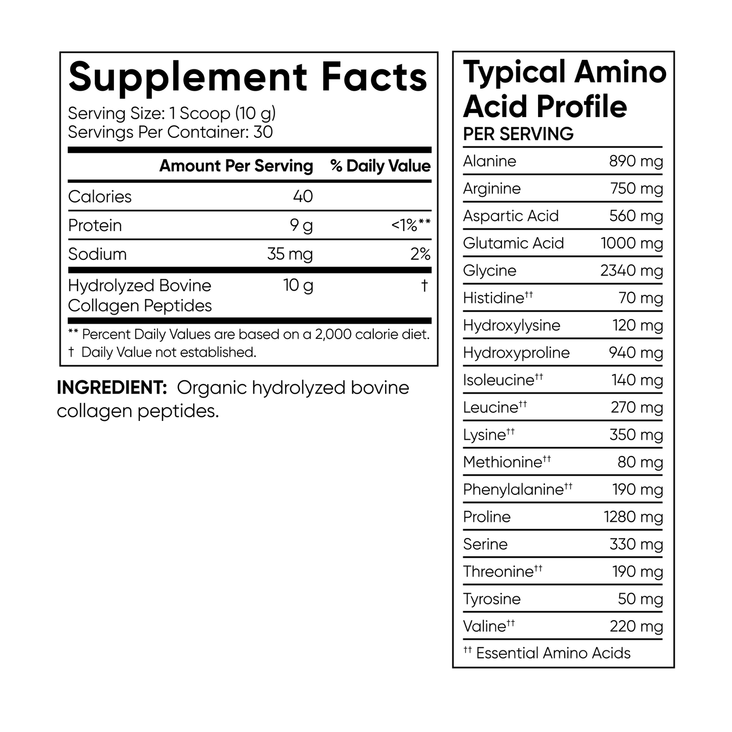 Organic Collagen Peptides