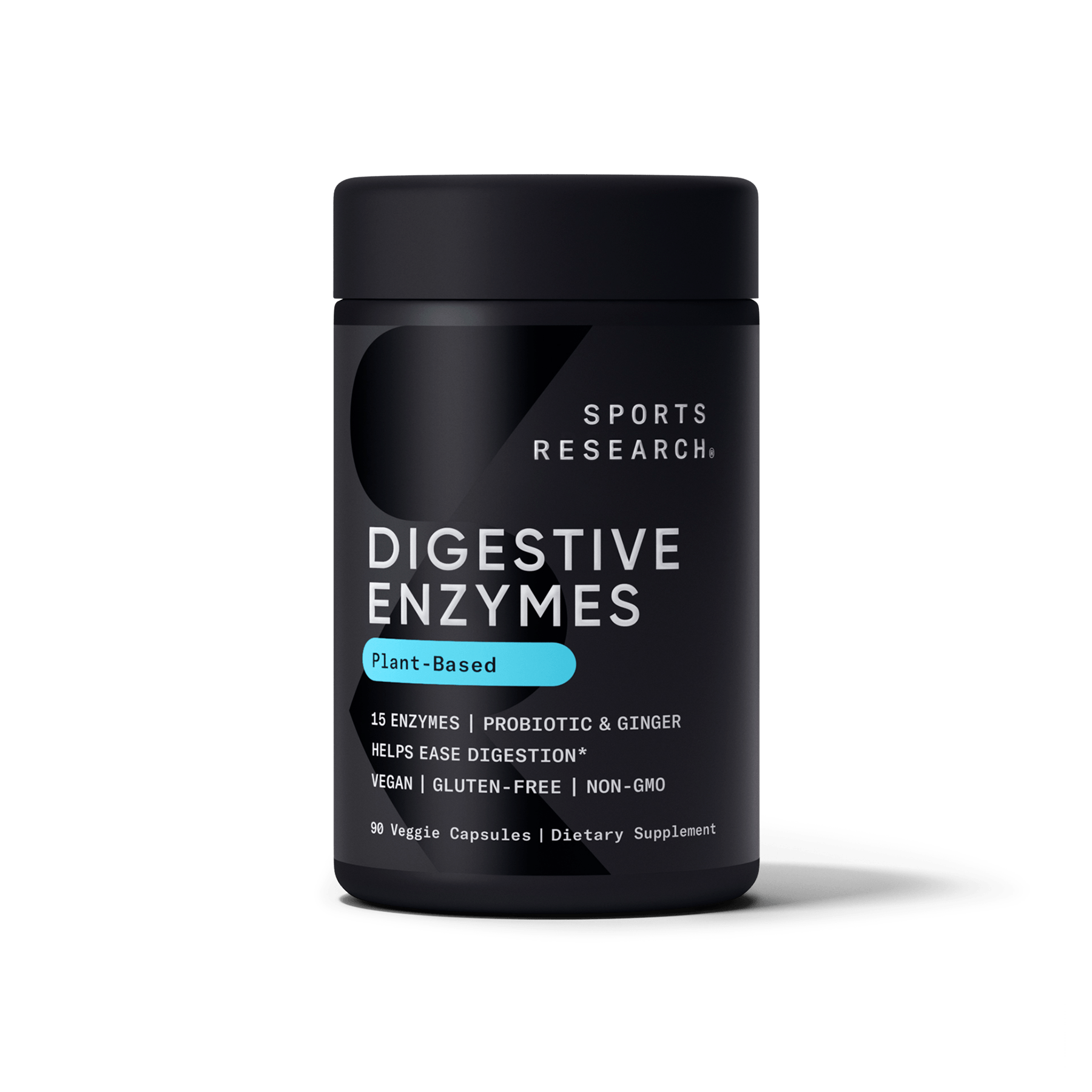 Sports Research Digestive Enzymes with Probiotic and Ginger.