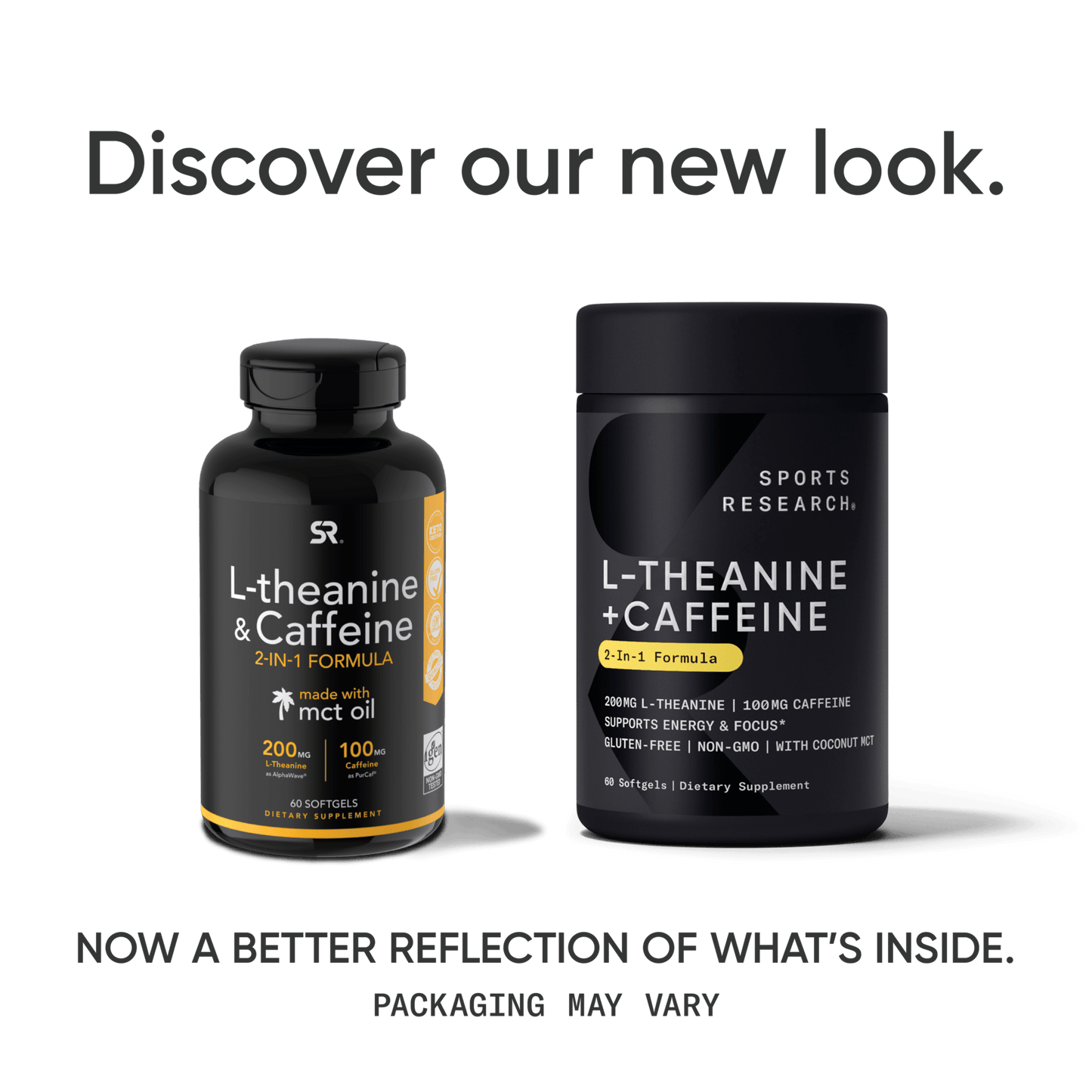 a bottle of L-Theanine + Caffeine by Sports Research.