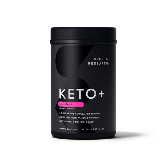 Keto Plus with BHB Exogenous Ketones - Sports Research.