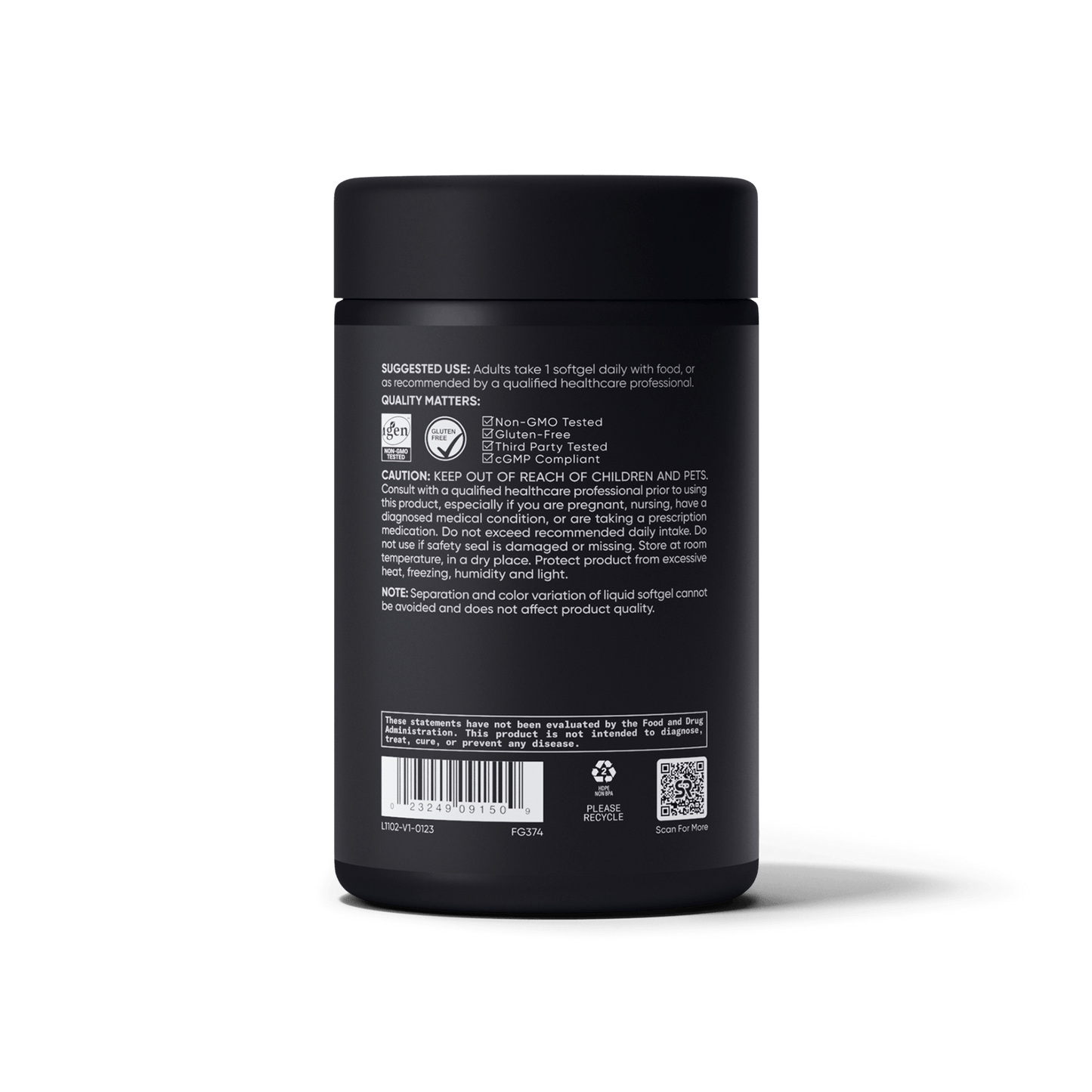 a jar of Sports Research Quercetin with Coconut MCT Oil on a white background.