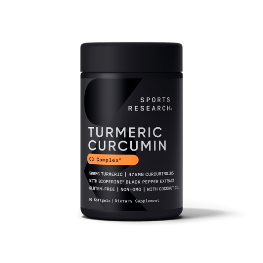 Sports Research Turmeric Curcumin with Coconut Oil and Bioperine®