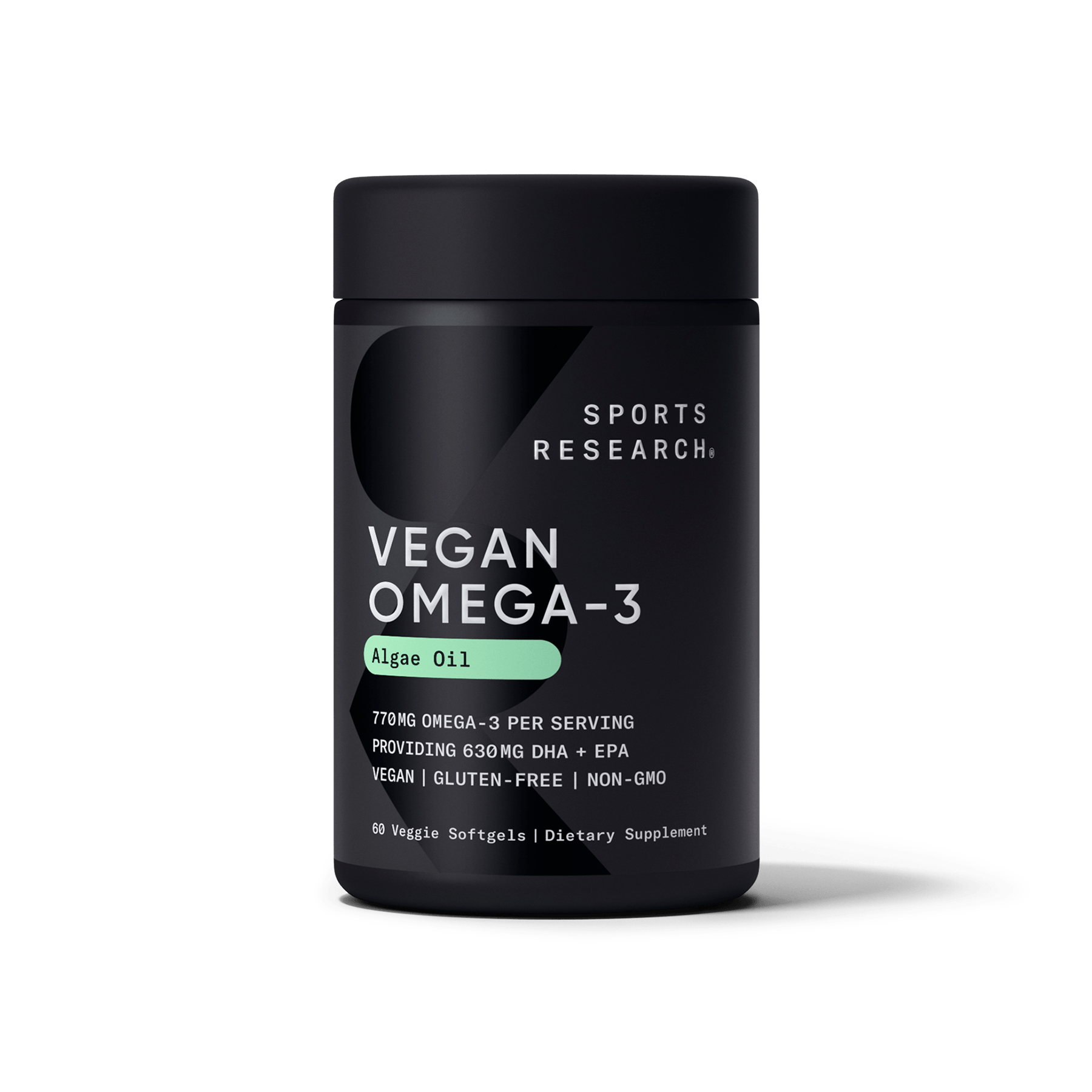 Sports Research Vegan Omega-3 from Algae Oil.