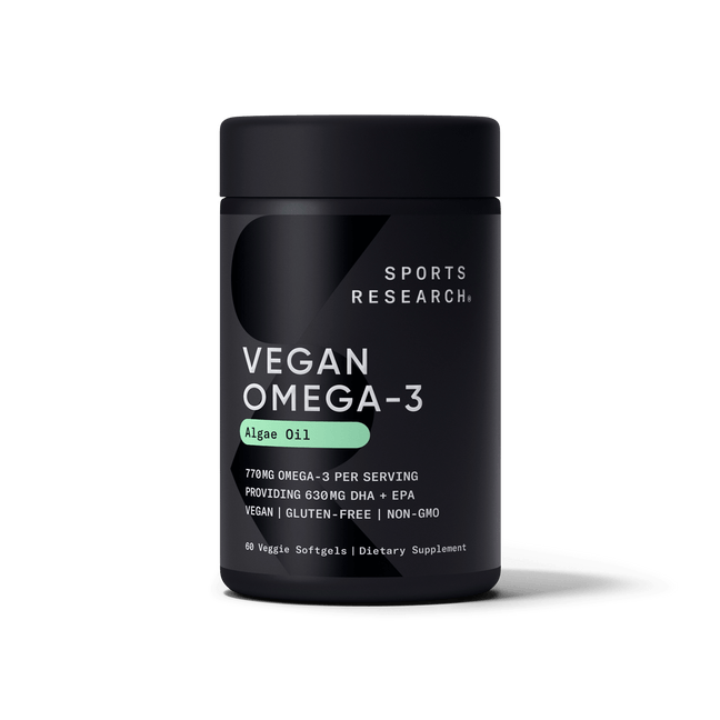 Sports Research Vegan Omega-3 from Algae Oil.