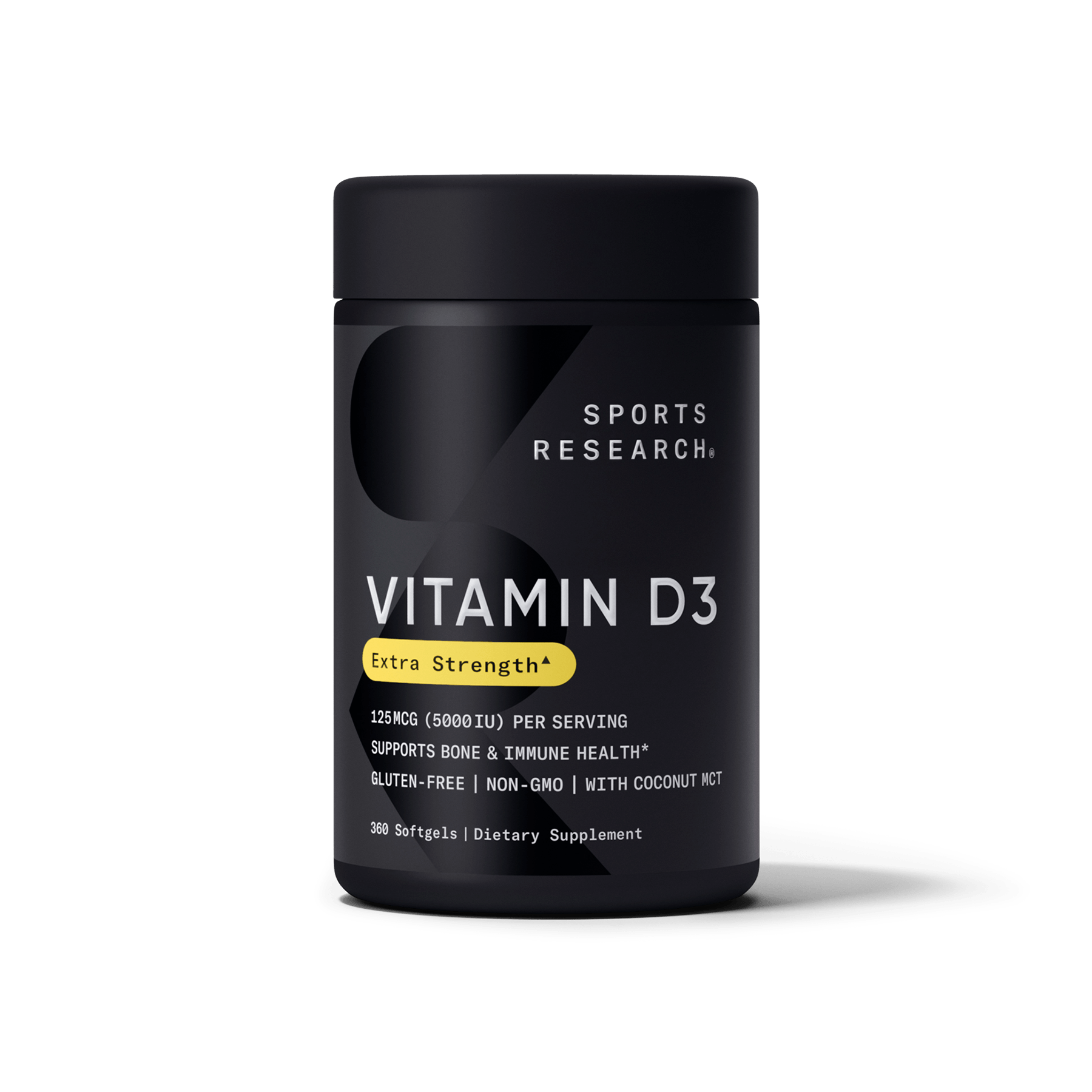 Sports Research's Vitamin D3 with Coconut MCT Oil.